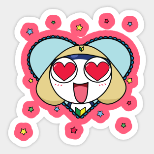 Space Frog In Love. Sticker